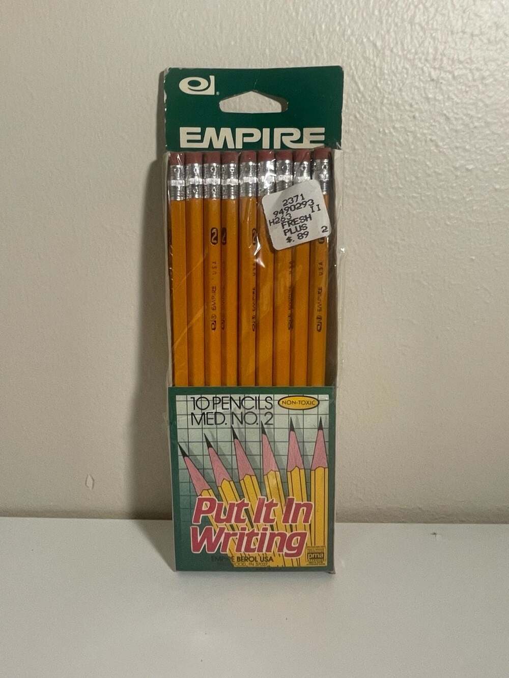 Empire Berol Put It In Writing 10 Pencils Medium No 2